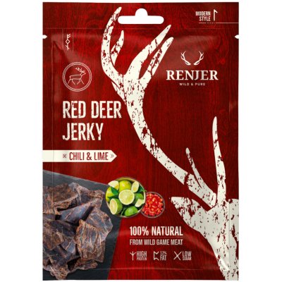 Renjer Modern Nordic Red Deer Jerky Chili & Lime 25 g – Hledejceny.cz
