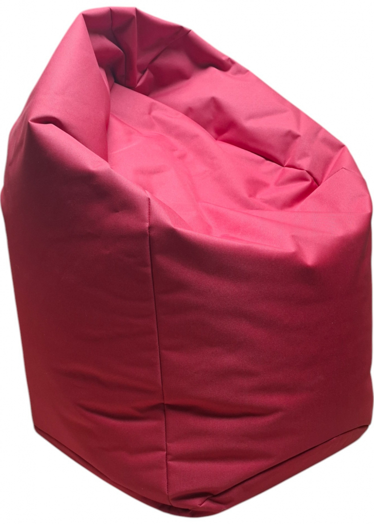 Sablio sedací vak Bean Červená cherry 100 x 90 x 45 cm