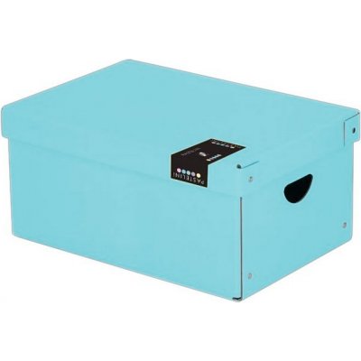 Krabice lamino velká Pastelini modrá (7-00921) – Zboží Mobilmania