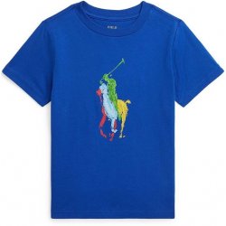 Polo Ralph Lauren dětské bavlněné tričko s potiskem 322925614002 modrá