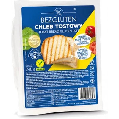 Bezgluten CHLÉB TOASTOVÝ bez lepku 300 g – Sleviste.cz