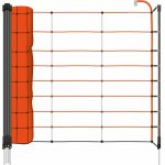 Vyztužená oranžová síť STANDARD pro elektrický ohradník pro ovce, kozy, výška 90 cm, 50 m, 1 hrot – Zboží Mobilmania