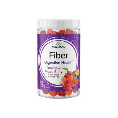 Swanson Fiber Ovocná směs 60 ks gummies – Hledejceny.cz
