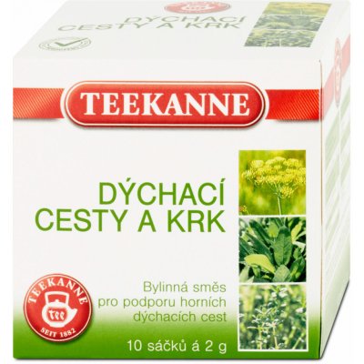 Teekanne Dýchací cesty a krk se zázvorem 10 x 2 g – Zboží Mobilmania