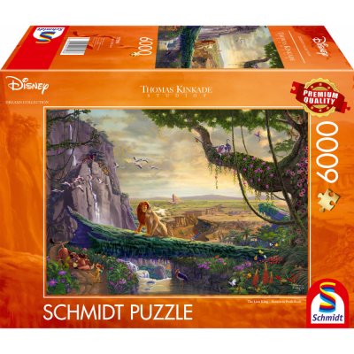 Schmidt Spiele Disney Dreams Collection Lví král Návrat do Pride Rock Thomas Kinkade 6000 dílků – Zboží Mobilmania