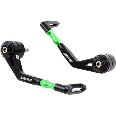 SEFIS Race CNC chrániče páček Kawasaki titanově šedé – Sleviste.cz