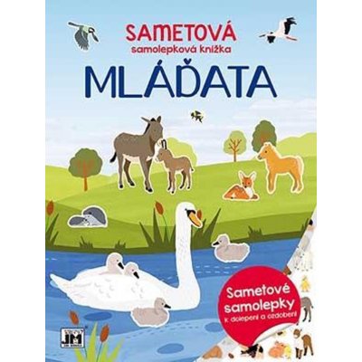 Sametová samolepková knížka Mláďata – Zbozi.Blesk.cz