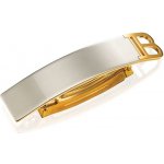Balmain Hair Barrette pour Cheveux Silver/Gold, medium – Zboží Dáma