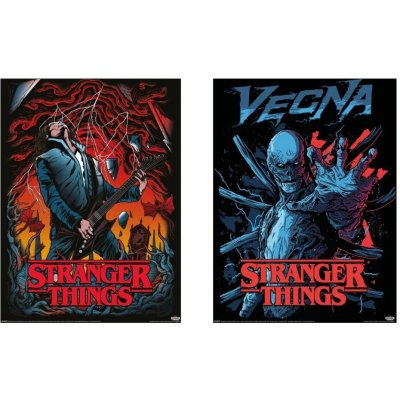 Pyramid International Sada plakátů Stranger Things - Eddie & Vecna (2 ks) – Hledejceny.cz