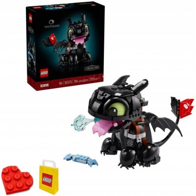 LEGO® Icons™10375 Jak vycvičit draka: Bezzubka – Zboží Živě