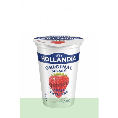 Hollandia Selský jogurt jahoda 200 g – Zboží Dáma