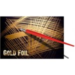 Škrabací folie zlatá 229 x 152 mm 10 ks – Zboží Dáma