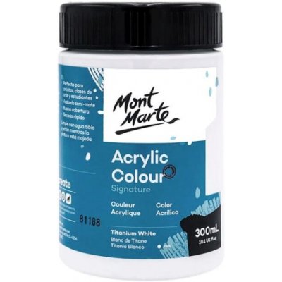 MontMarte Mont Marte Akrylová barva 300 ml běloba titanová – Hledejceny.cz