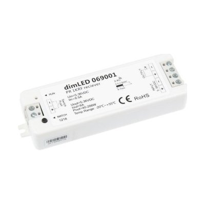T-LED Přijímač dimLED PR 1KRF 1x8A 069001 – Hledejceny.cz