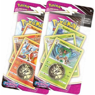Pokémon TCG Fusion Strike Premium Checklane Blister Cinderace – Hledejceny.cz