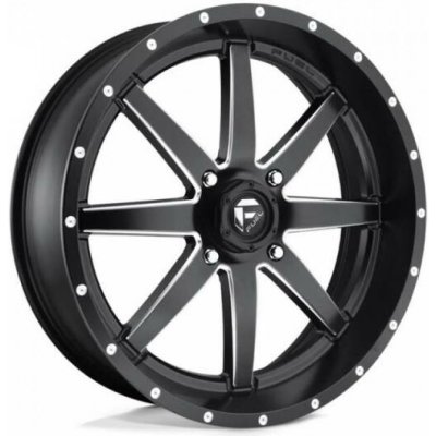 Fuel Utv D538 Maverick 7x18 4x156 ET13 matte black milled | Zboží Auto