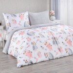 decoDoma povlečení Dual Feel SOVIČKY 140x200 70x90 – Sleviste.cz