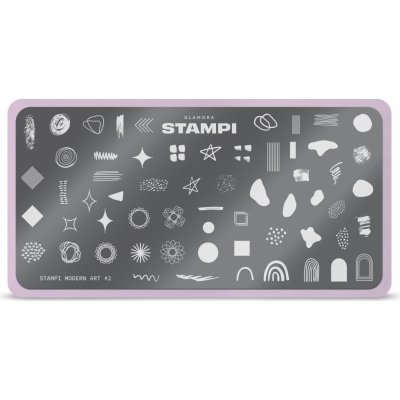 Glamora Stampi kovová destička MODERN ART 2 – Zboží Dáma