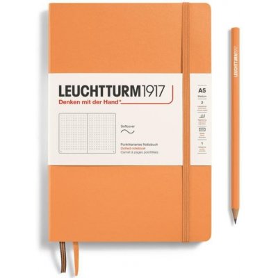 Leuchtturm1917 Zápisník Apricot Softcover A5 tečkovaný – Zboží Živě