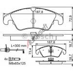 BOSCH Sada brzdových destiček - kotoučová brzda BO 0986494201 – Hledejceny.cz