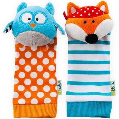 BBLÜV chrastící ponožky Düo Owl Fox – Zboží Dáma