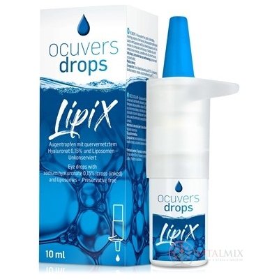 Lunomedic Ocuvers drops LipiX oční kapky s HA 0,15% a liposomy 10 ml – Zboží Mobilmania