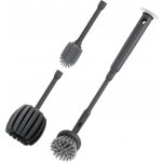 Metaltex Sada 3 kartáčů na nádobí a sklenice BRUSH UP 1x násada + 3x hlavice – Zbozi.Blesk.cz