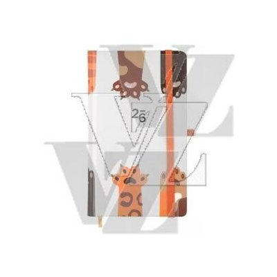 Albi DIK A6 týdenní 2026 Kočičí tlapky – Zboží Živě