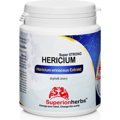 Superionherbs Hericium Erinaceus Extrakt 90 kapslí – Hledejceny.cz