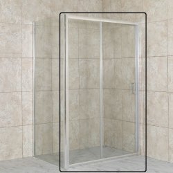 Olsen Spa do niky TREOS BARVA rámu - Hliník leštěný, Rozměr A - 110 cm, Směr zavírání - Univerzální Levé / Pravé, Výplň - Čiré bezpečnostní sklo - 6 mm OLBENW102711CC