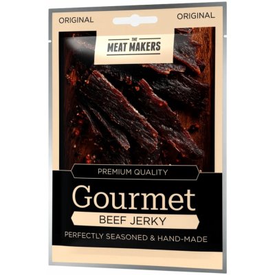 The Meat Makers Gourmet Beef Jerky Original 50g – Hledejceny.cz