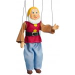 Mašek umělecká výroba Loutka sádrová Trpaslík Stydlín 20 cm – Zboží Dáma