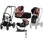 Cybex e-Priam 3.0 Kombinovaný + Cloud Z2 Autosedačka 0-13 kg + Základna Isofix Z2 Sada 4v1 Spring Blossom Dark 2023 – Hledejceny.cz