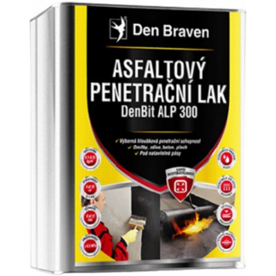 Den Braven Asfaltový penetrační lak DenBit ALP 300 Asfaltový penetrační lak DenBit ALP 300, plechový kanystr 9 kg, černý