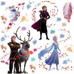 AG Design DKS 3809 Dětské samolepky na zeď Disney Ledové království 2 30 x 30 cm – Zbozi.Blesk.cz