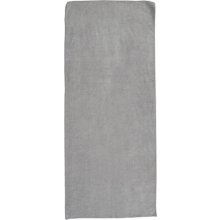 Printwear Yoga ručník z mikrovlákna s neklouzavým povrchem 175 x 65 cm 300 g/m Šedá