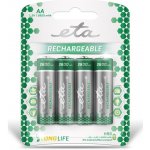ETA AA 2600mAh 4ks R06CHARGE26004 – Zboží Živě