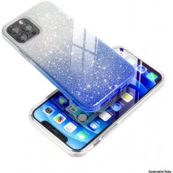 Pouzdro Focell Shining Samsung Galaxy A12 A125F Stříbrná-modré