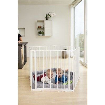 Baby Dan ohrádka s matrací 90cm 360cm Supreme Olaf Pentagon White – Hledejceny.cz