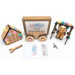 Li&Neli Dřevěná šroubovací stavebnice Start Box 78 dílků – Zboží Živě
