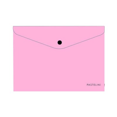 Obálka plastová s drukem A4 Pastelini růžová 402158 – Zboží Dáma