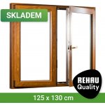 SKLADOVÁ-OKNA.cz se štulpem REHAU Smartline+ 1250 x 1300 – HobbyKompas.cz