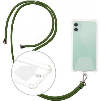 Univerzální šňůrka TopQ Elegant na mobilní telefon tmavě zelená 125348 – Sleviste.cz