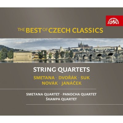 Různí - The Best of Czech Classics - smyčcové kvartety - Smetana, Dvořák, Janáček, Suk, Novák / Smetanovo, Panochovo a Škampovo kvarteto CD