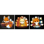 MALUJEŠ Malování podle čísel SET LIŠTIČKA KITSUNE – Zboží Dáma