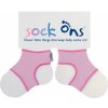 Kojenecká ponožka a punčocháčky Sock Ons elastický návlek na ponožky Classic Pink