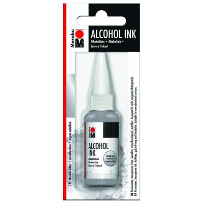 Marabu Alkoholový inkoust/stříbrný 20 ml