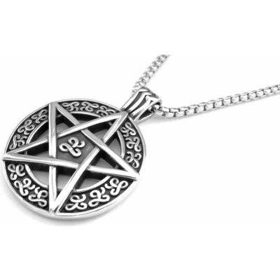 Steel Jewelry Náhrdelník pentagram NH121171