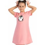 Noční košilka a spící sovička 1F0981 růžová – Zboží Dáma