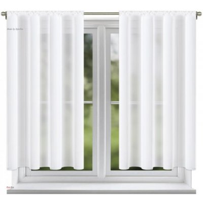 BytoTex Voálová záclona s řasící páskou Nani 2x145x160 cm – Hledejceny.cz